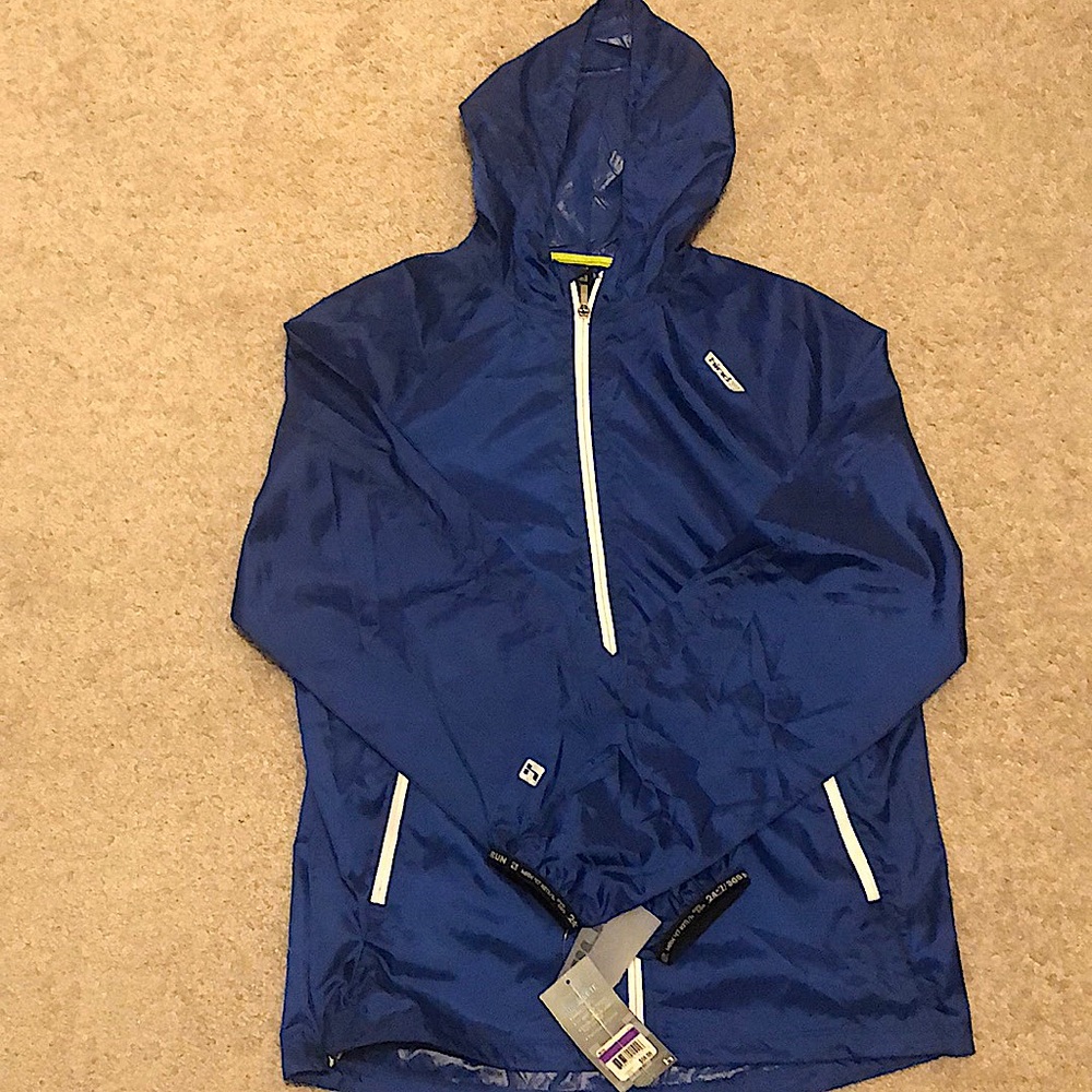 Blue windbreaker